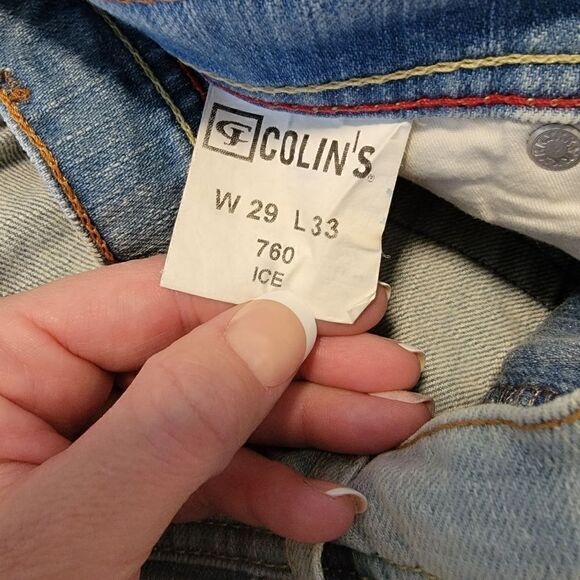 Colin's Jeans Ice Flare size 29 / 33 NWT - Picture 5 of 6